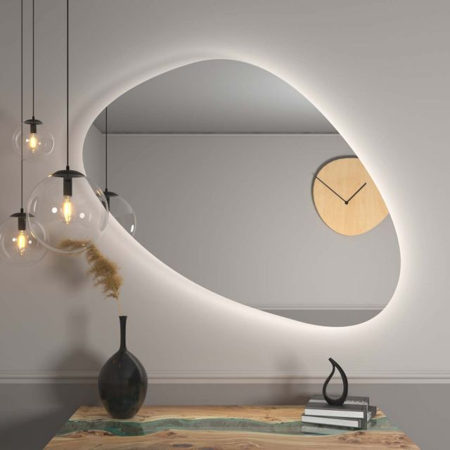 Organisk LED-spejl med belysning A20
